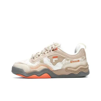 FILA FUSION Kick Sneakers 'Brown White Orange' Women's