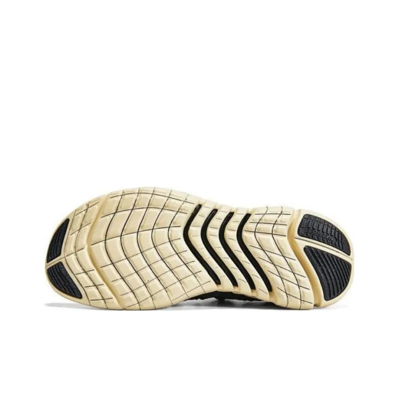 Nike Free Run 5.0 Next Nature Black Anthracite Wheat Gold Noise Aqua Women's-4