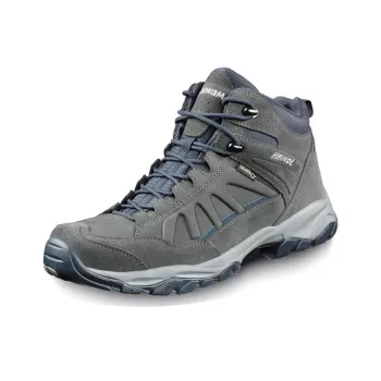 MEINDL Nebraska Mid Gt Anti-Slip Wear-Resistant High-Top Outdoor Shoes Men's Gray
