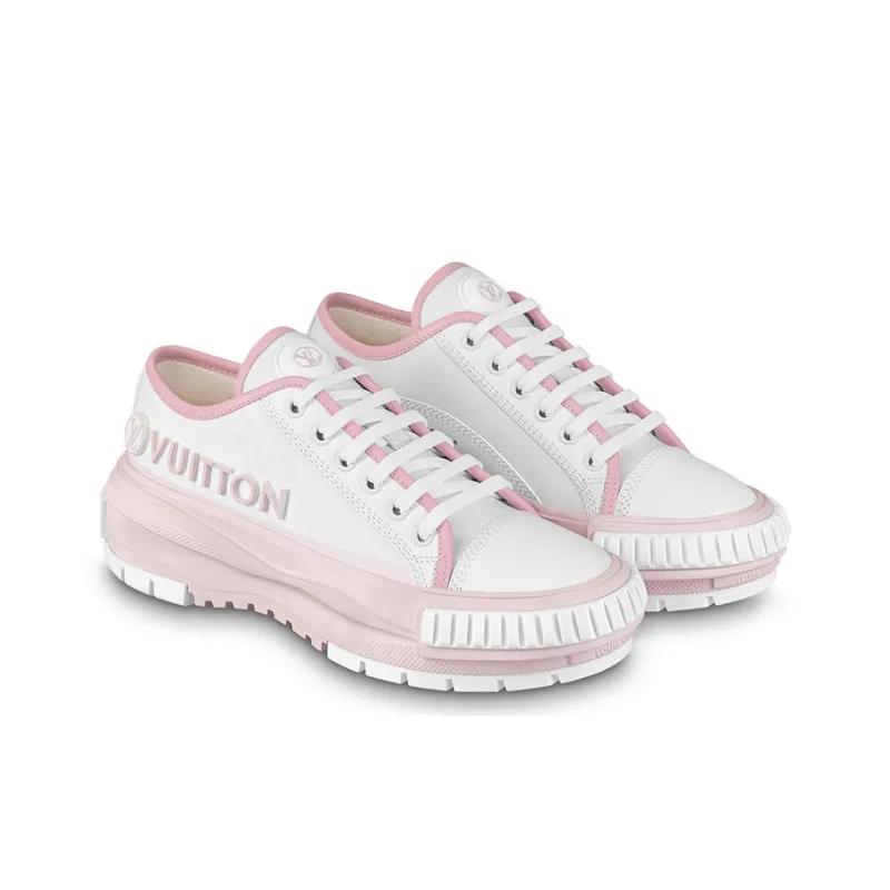 LOUIS VUITTON Squad Sneakers 'White Pink' Women's-2
