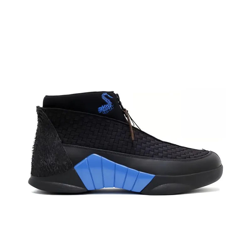 Jordan Air Jordan 15 Kubo Signed Matthew Mcconaughey Durable Breathable High Top Vintage Basketball Shoes Men's Black-1