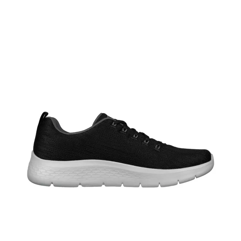 Skechers Go Walk Flex Lace Up 'Black Grey'-1