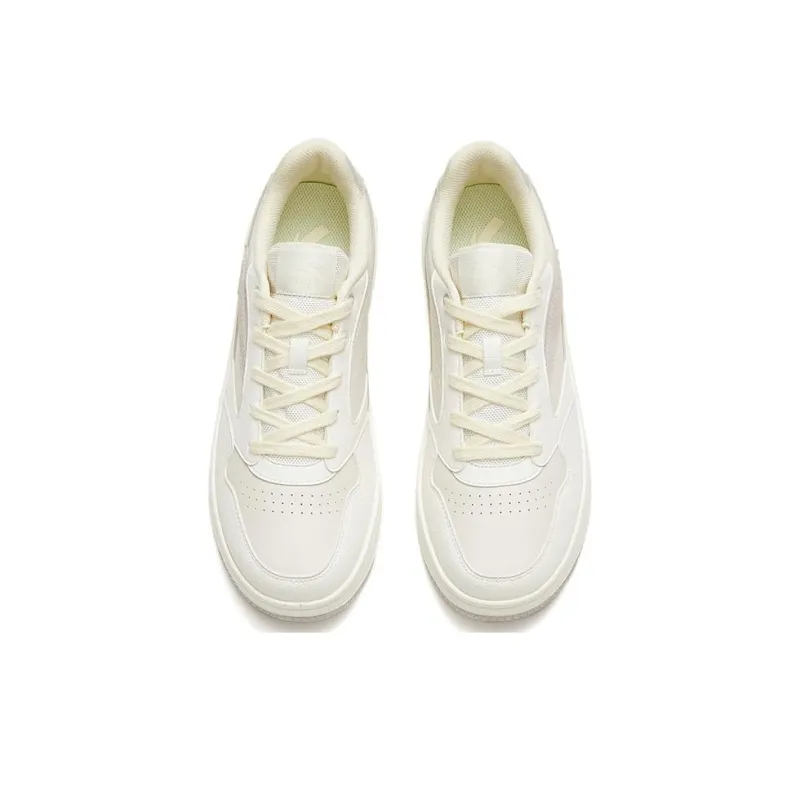 Anta Life Collection 0 Sensitivity Slip-Resistant Cushioning Wear-Resistant Low-Top Skateboard Shoes Gray White-2