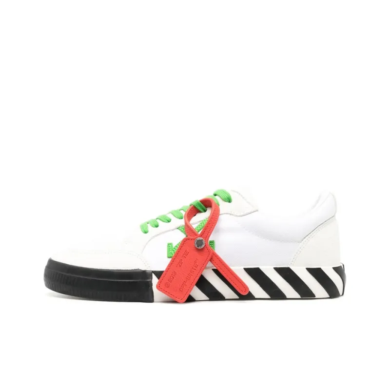 OFF WHITE Vulc Low White Lime Green-0
