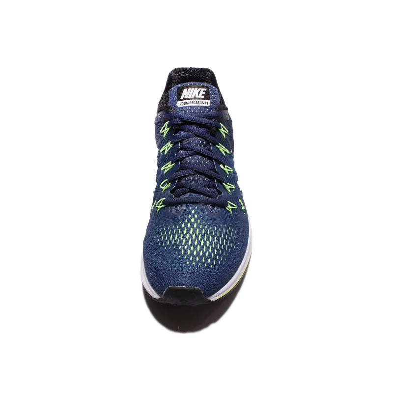 Nike Pegasus 33 Anti Slip Wear Resistant Low Top Running Shoes Men's Blue-2
