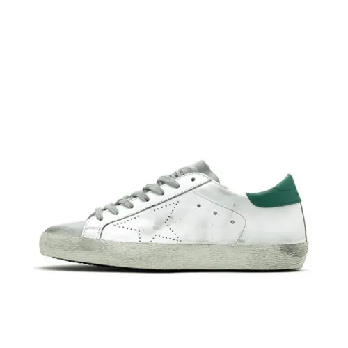 Golden Goose Super-Star Skateboard Shoes Men Low-Top White/Green