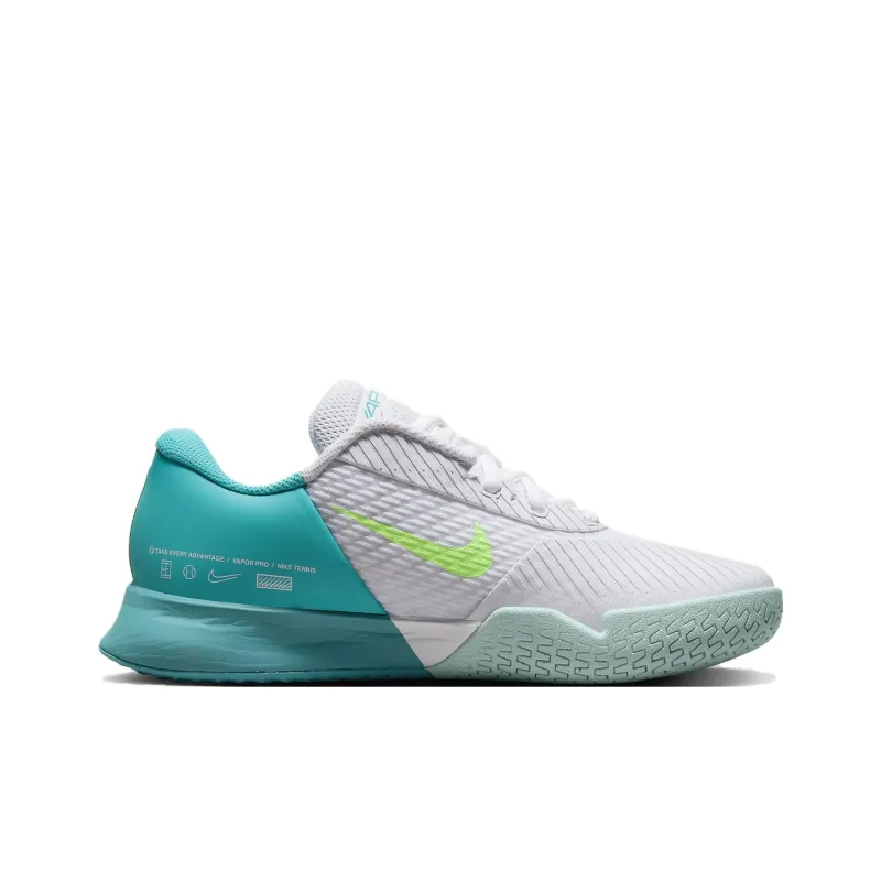 Nike Court Air Zoom Vapor Pro 2 Hc Wide 'White Teal Nebula' Women's-1