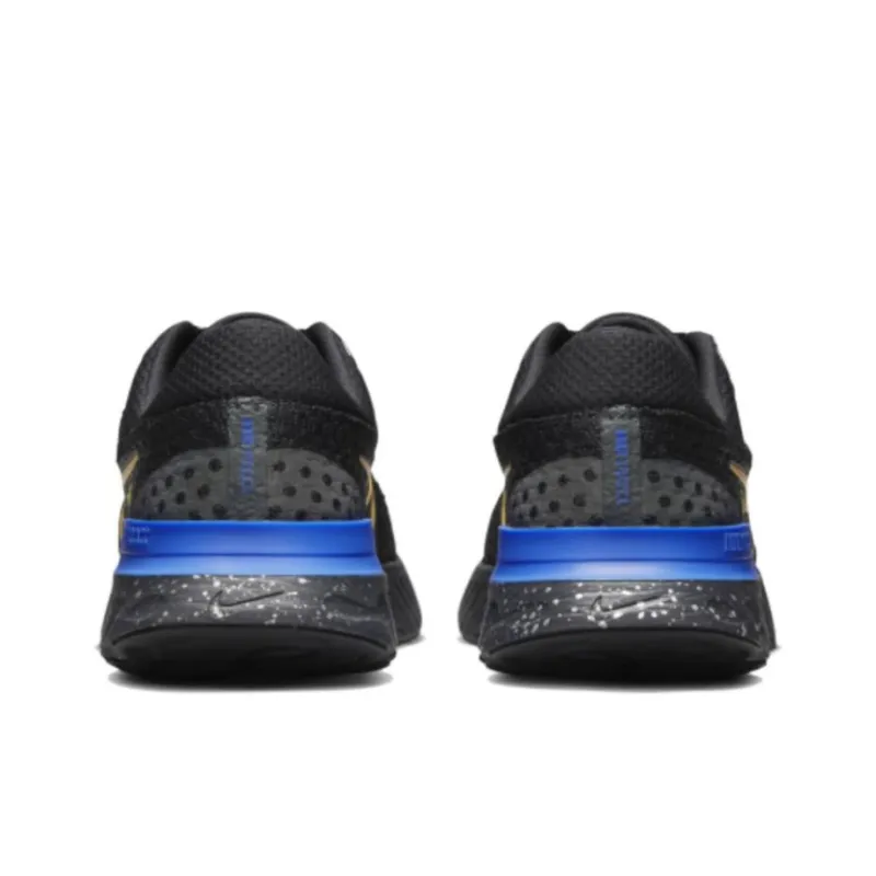 Nike React Infinity Run Flyknit 3 'Black Citron Royal'-3