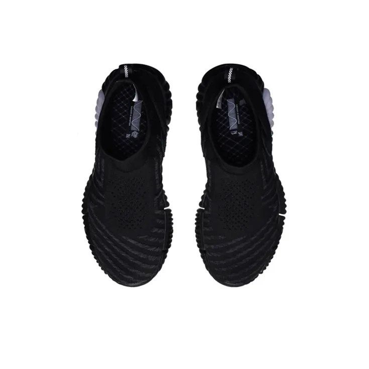 LiNing Goku Lightweight, Breathable Coverage High Top Casual Shoes Women's Black-3