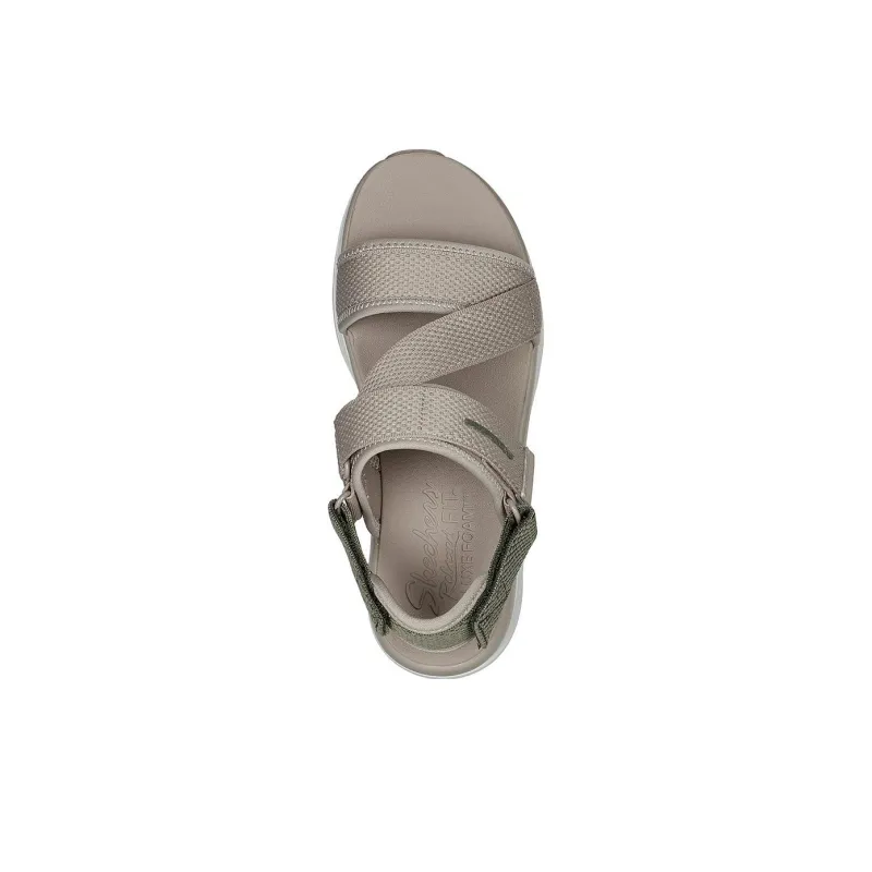 Skechers Relaxed Fit Beach Sandals Women's Light Coffee-3