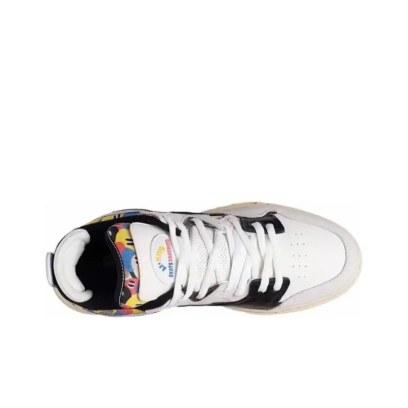 LiNing Wave Pro Anti Slip Wear Resistant Low Top Skateboard Shoes Women's White Black-3
