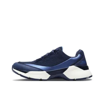 Skechers Bora Cushioning Wear-Resistant Rebound Low-Top Sports Casual Shoes Women's Marine Blue