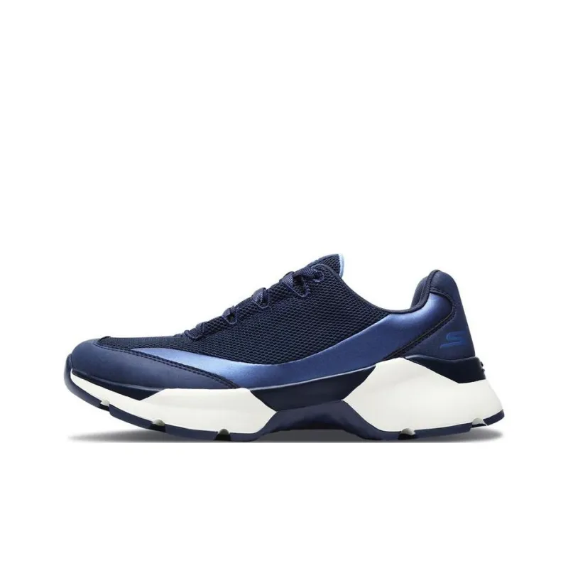 Skechers Bora Cushioning Wear-Resistant Rebound Low-Top Sports Casual Shoes Women's Marine Blue-0