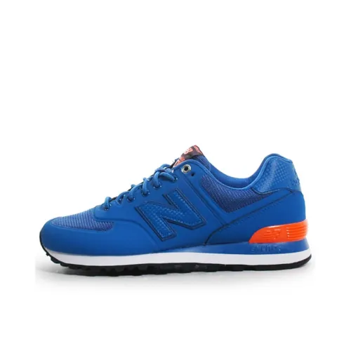 New Balance NB 574 Running Shoes Men Low-Top Blue/White/Orange/Black