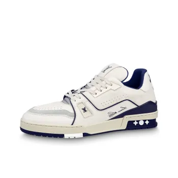 LOUIS VUITTON Lv Trainer Sneakers 'White Navy'
