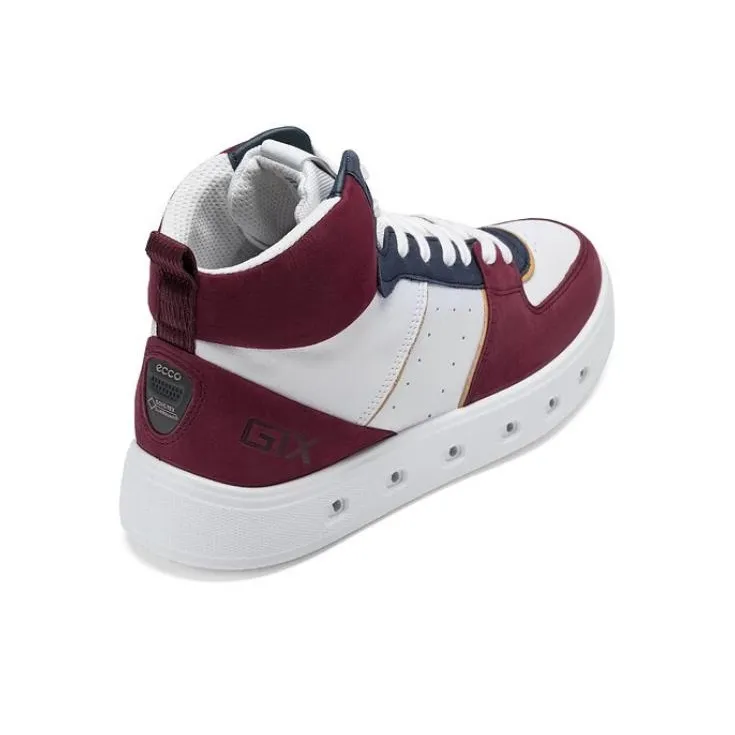 Ecco Street 720 Series Casual Skateboard Shoes Dark Burgundy-4