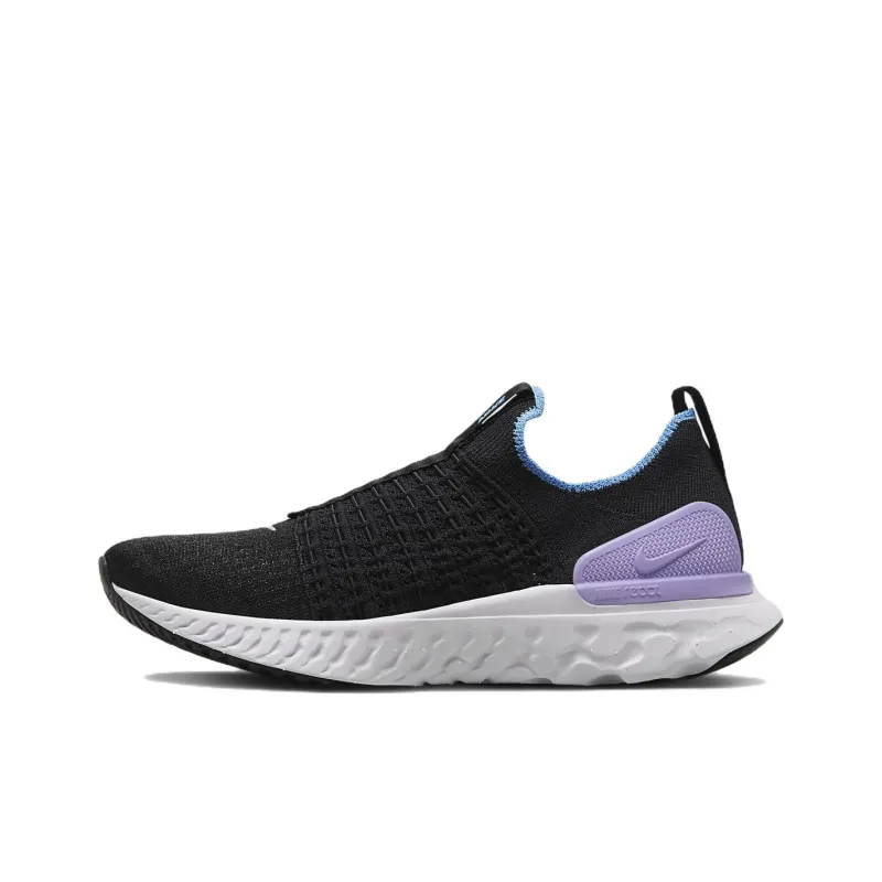 Nike React Phantom Run Flyknit 2 Black Barely Grape University Blue Women's-0