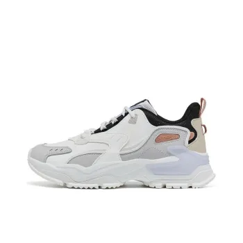 XTEP Red Rock 2.0 Wear Resistant Slip Resistant Low Top Sports Casual Shoes Women's White Gray