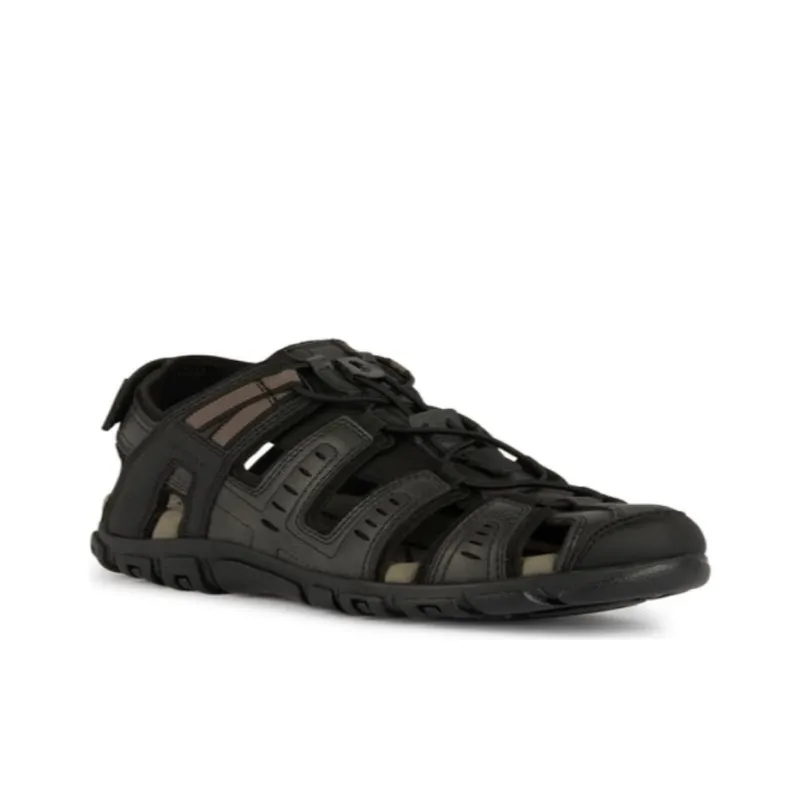 GEOX River Trekking Shoes Men Black/Umber-2