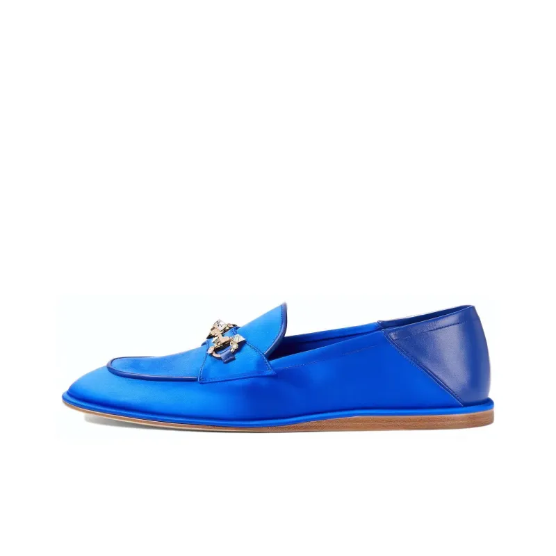 GUCCI Horsebit Loafers Women's Blue-0