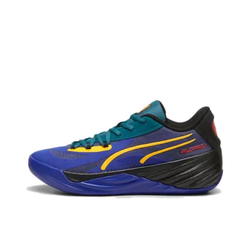 PUMA All-Pro Nitro Basketball Shoes Men Low-Top Purple