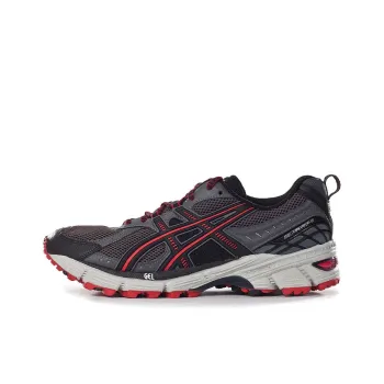 Asics Gel-Kahana 6 Low-Top Running Shoes Men's Black Red