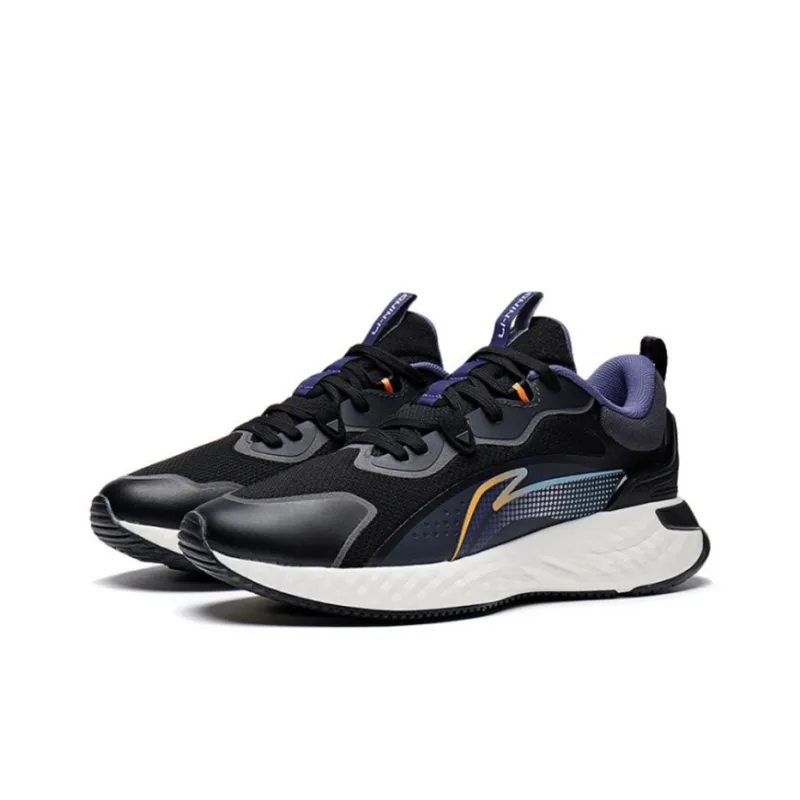 LiNing Cloud Shield Cushioning Anti-Slip And Wear-Resistant Low-Top Sports Casual Shoes Women's Black-2