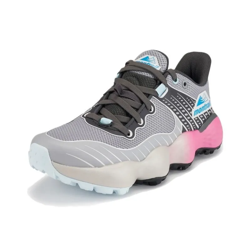 Columbia Montrail Shock Absorbers With Slip Resistant Features Low Top Running Shoes Women's Gray-1