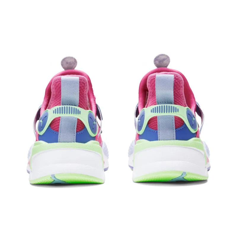 PUMA RS-X T3ch Hm Anti-Slip Wear-Resistant Low-Top Casual Shoes Women's Pink Purple Green-4