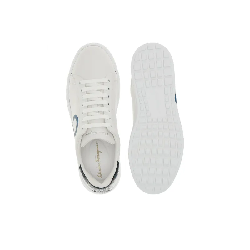 FERRAGAMO Gancini-print Low-top Sneakers-4