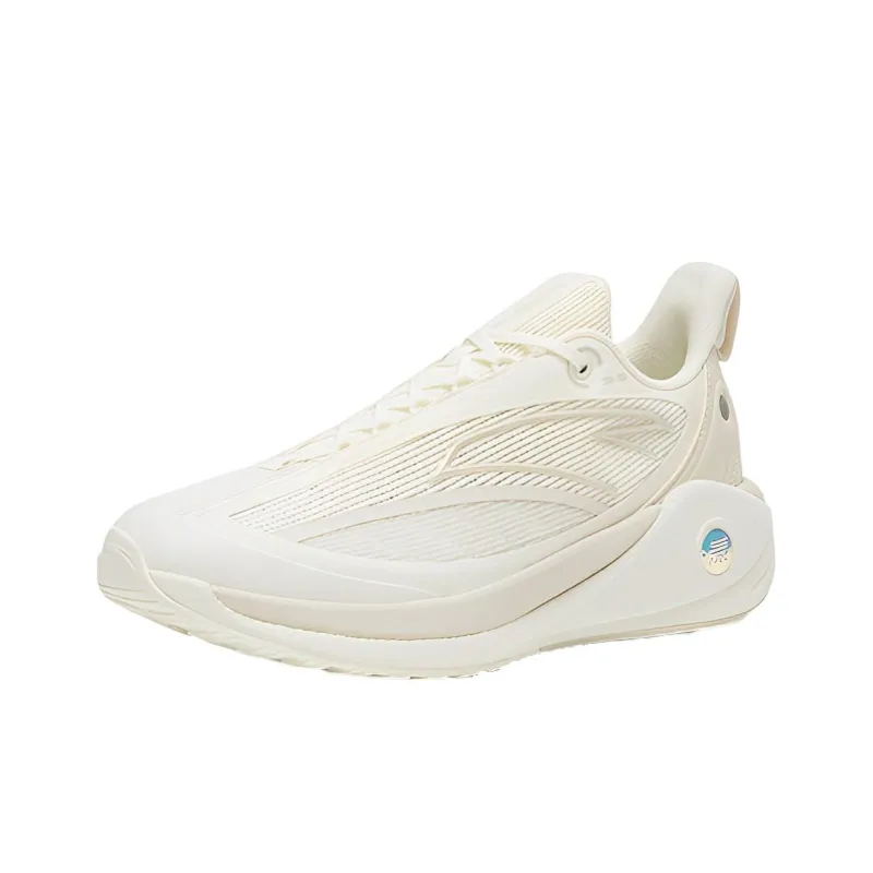 Anta C37 3.0 Anti Slip And Wear Resistant Breathable Low Top Casual Running Shoes Women's White Gray-2