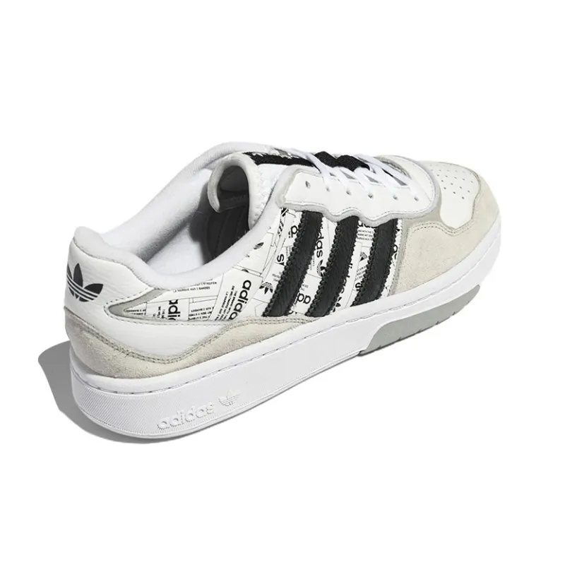 Courtic Adidas Originals 'Allover Print White Black'-3
