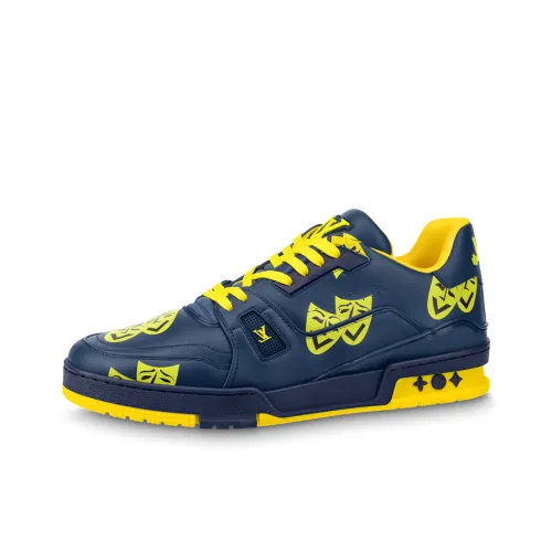 LOUIS VUITTON Trainer Navy Yellow