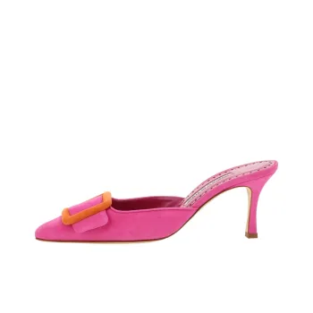 MANOLO BLAHNIK Maysalebi Other Wrap-toe Slippers Women's Pink