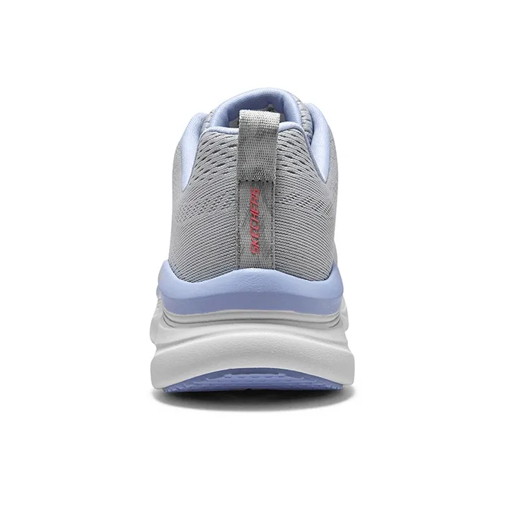 Skechers D'lux Walker Anti Slip Wear Resistant Low Top Casual Shoes Women's Gray Purple Pink-4