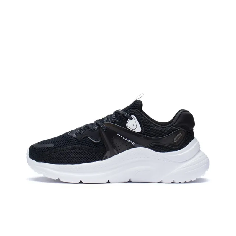 LiNing Liuyun Cushioned Anti Slip And Wear Resistant Lightweight Low Top Casual Shoes Women's Black-0
