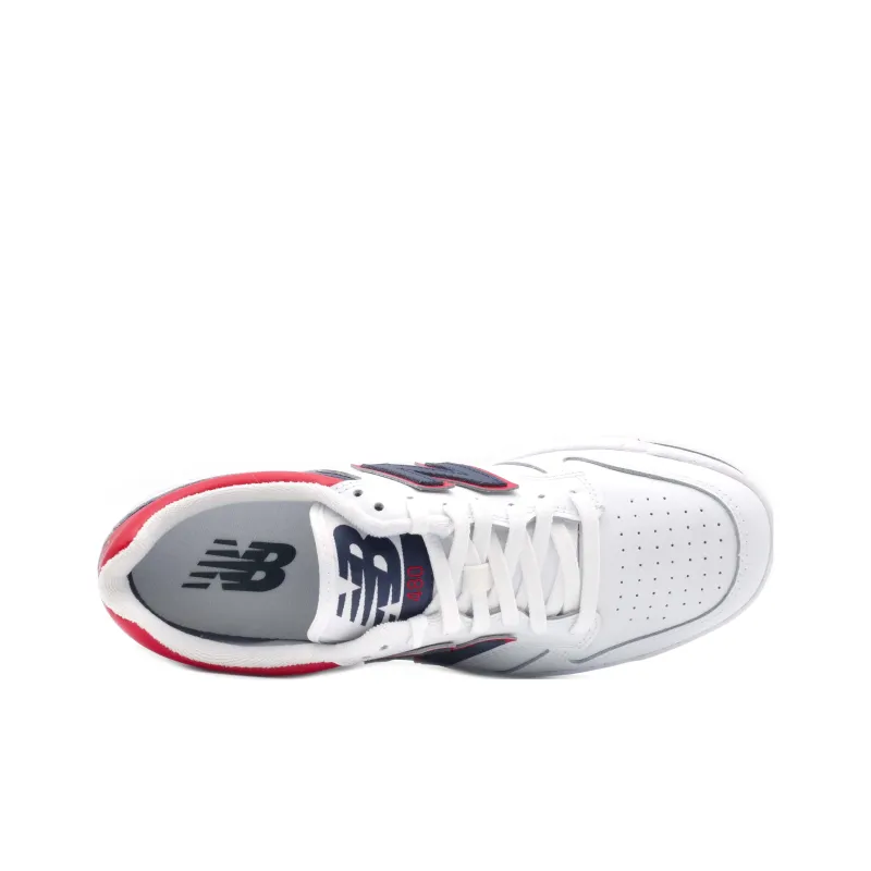 New Balance 480 White Indigo Red-4