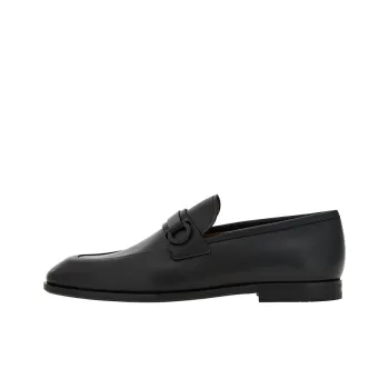 FERRAGAMO Gancini buckle Leather Loafers