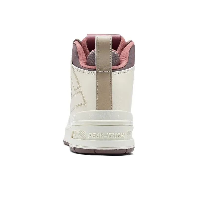 PEAK State Pole 910 Warm Slip Resistant High Top Skateboard Shoes Ecru-3