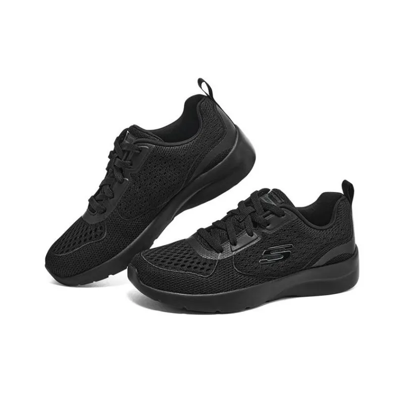 Skechers Dynamight 2.0 Anti Slip Wear Resistant Breathable Lightweight Low Top Casual Shoes Women's All Black-2