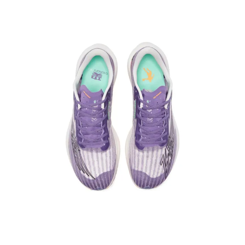 QIAODAN Feiying PB2.0 Cushioning Anti Slip And Wear Resistant Low Top Running Shoes Women's Light And Shadow Purple-4