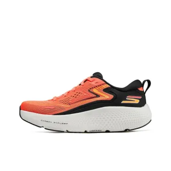 Skechers Arch Fit Durable Breathable Low-Top Training Running Shoes Men's Orange White