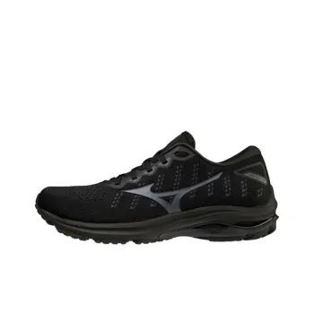 Wave Rider 25 Mizuno Waveknit 'Black Dark Grey'