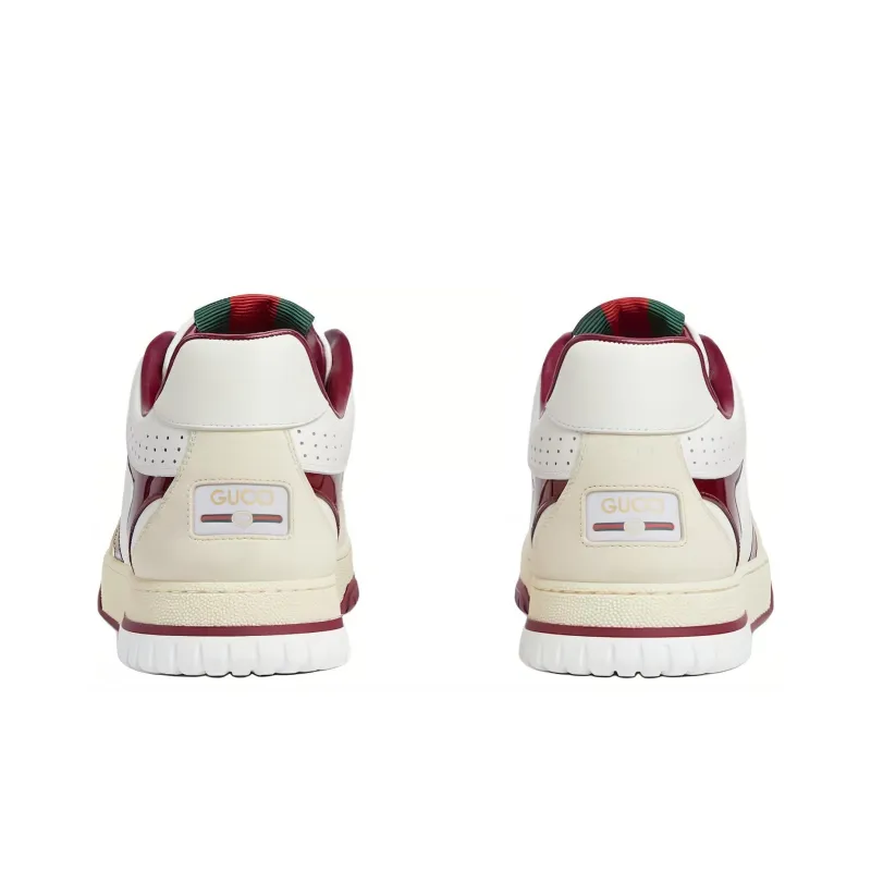 GUCCI Re Web Sneaker 'White Rosso Ancora'-4