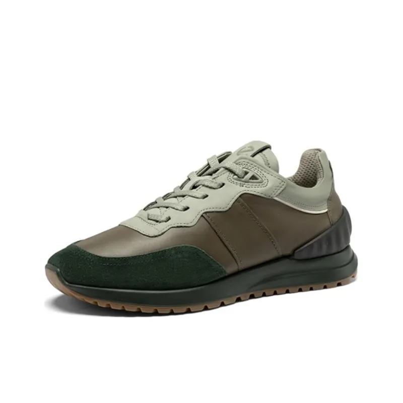 Ecco Ya Yue Low Top Casual Shoes Men's Grass Green-1