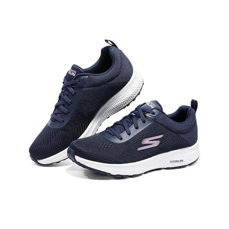 Skechers Go Run Consistent Cushioning And Breathable Low Top Running Shoes Women's Marine Blue-2