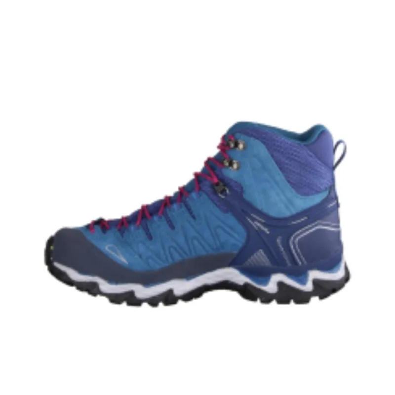 MEINDL Lite Hike Slip-Resistant High-Top Hiking Shoes Women's Blue-2