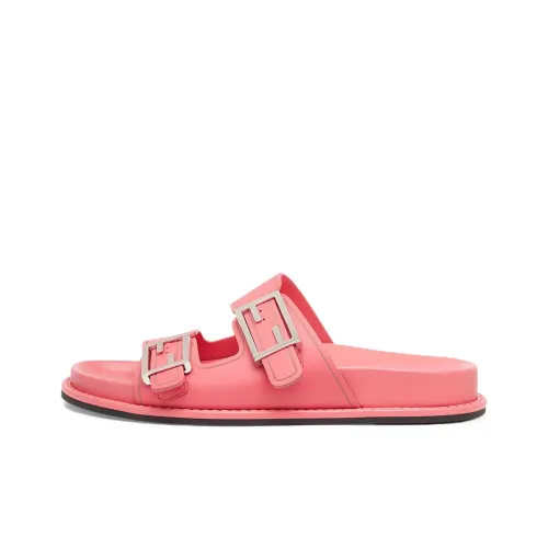 FENDI Baguette Flip-flops Women's Pink