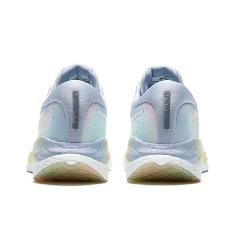 XTEP Race 360 1.0 Running Shoes Women's Low Top Sail White/Dusk Blue/Pink/Yellow-3