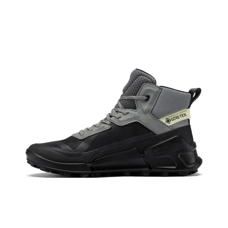 Ecco Step 2.1 Series High Top Sports Casual Shoes Women's Black-0